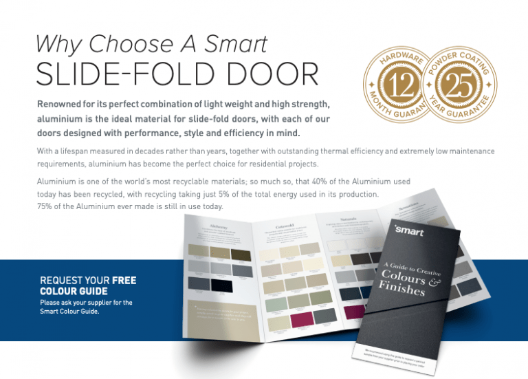 Choose your own style of Bi-Fold Doors with our colour range.