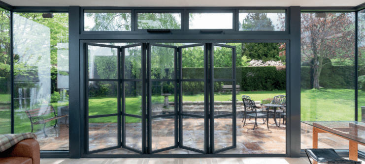 The Visofold Heritage Bi-Fold Doors are a great fit for any conservatory, modern or classic theme homes.